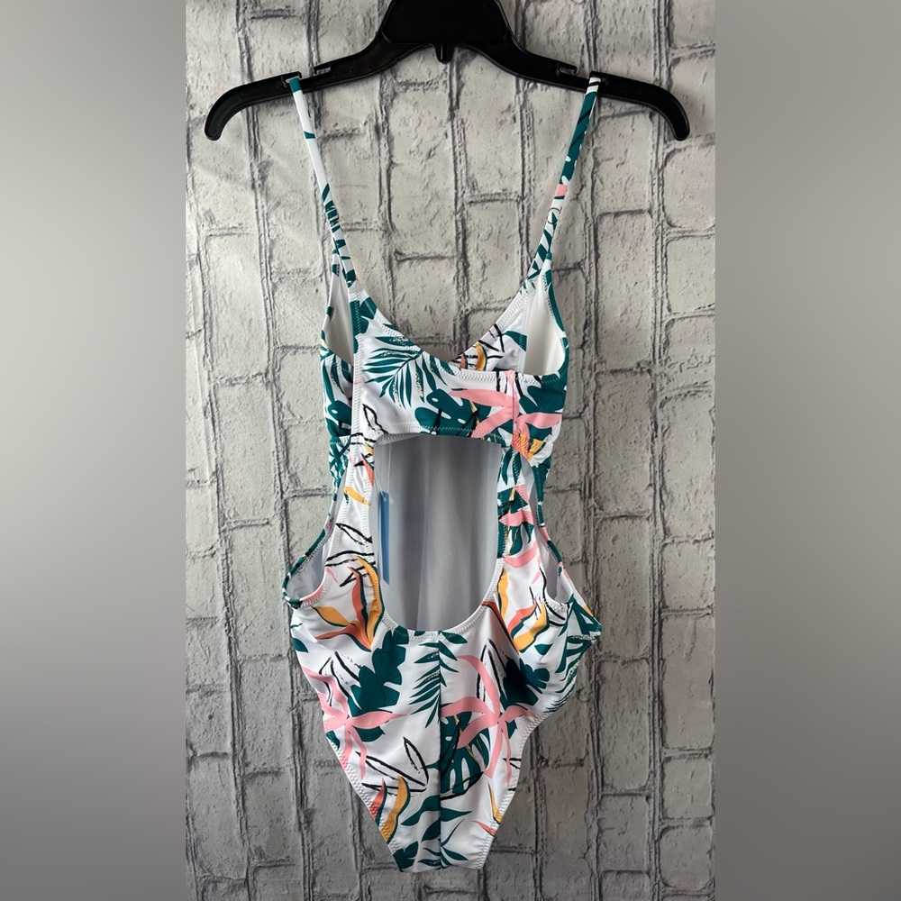 Live Life on the Beach Size:L Women Swim Suit Multi Color - Picture 2 of 8